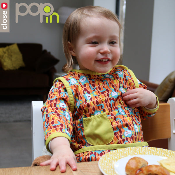 Close Pop-In - Lätzchen Monkey (Ticky & Bert) - Phase 1