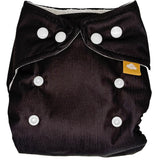 Little Clouds - Überhose (Prefold) - Black | Gold Edition