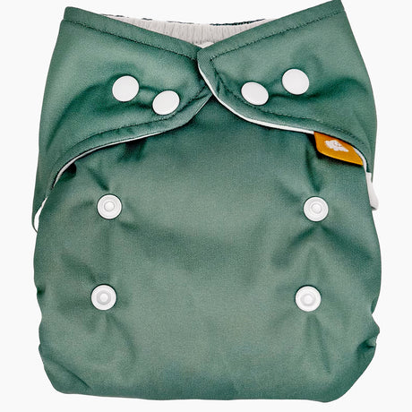 Little Clouds - Überhose (Prefold) - Sage (Salbeigrün) | Gold Edition
