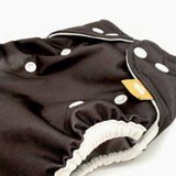Little Clouds - Überhose (Prefold) - Black | Gold Edition
