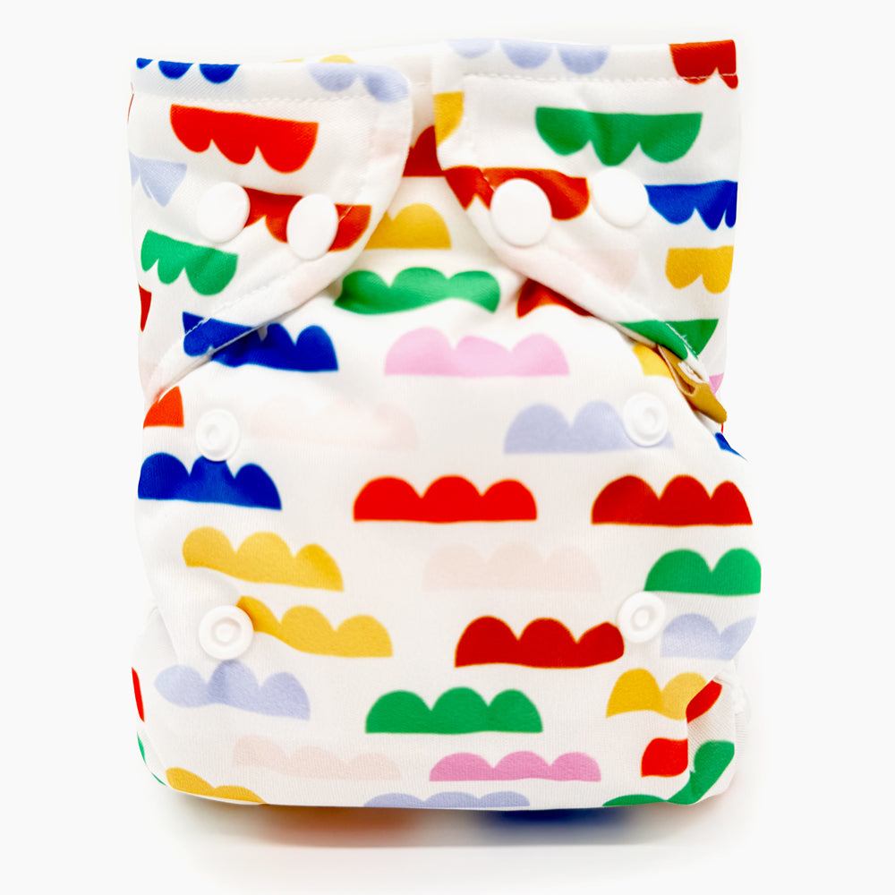 Little Clouds - Überhose (Prefold) - Clouds | Gold Edition