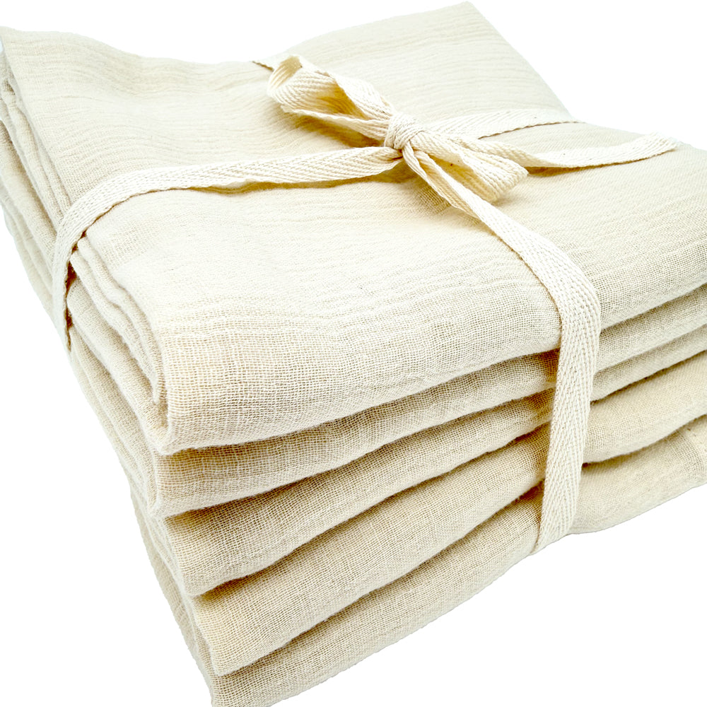 Little Clouds Mullwindeln aus Baumwolle – Muslin 70 × 70 cm – 5er Pack