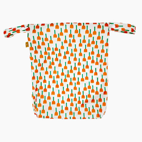 Little Clouds - einfache Nasstasche (Wetbag) - Gr. L (53x44 cm) | Gold Edition