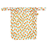 Little Clouds - einfache Nasstasche (Wetbag) - Gr. L (53x44 cm) | Gold Edition