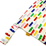 Little Clouds - einfache Nasstasche (Wetbag) - Gr. L (53x44 cm) | Gold Edition