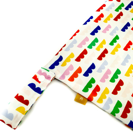 Little Clouds - einfache Nasstasche (Wetbag) - Gr. L (53x44 cm) | Gold Edition