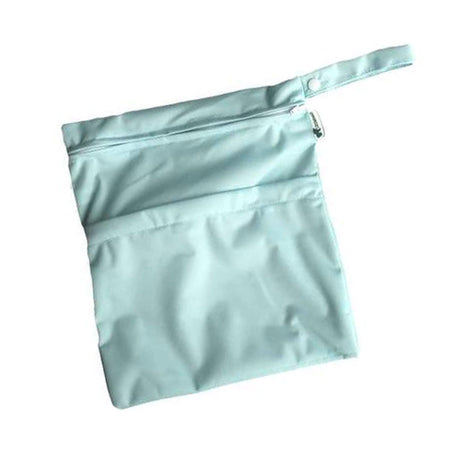 Little Lamb - Nasstasche mit Trockenfach - Wetbag mit Schlaufe - Gr. M (26x28 cm)