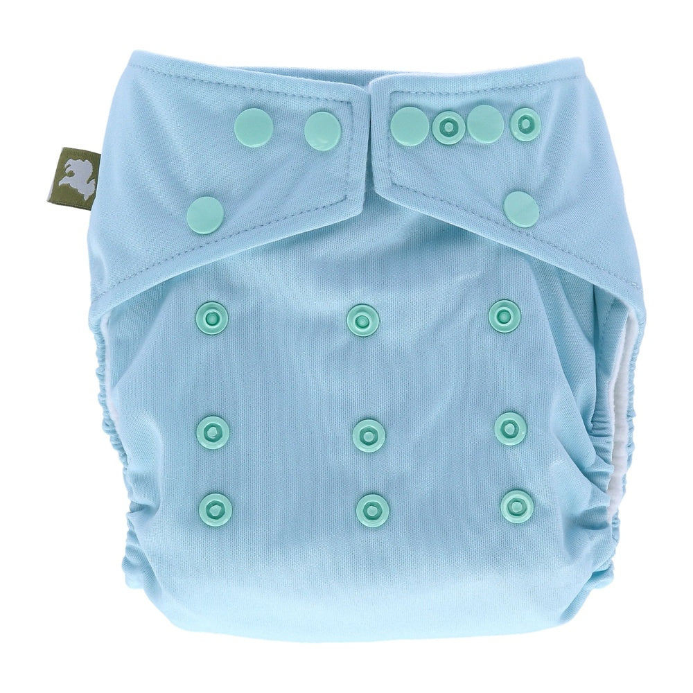 Little Lamb OneSize Pocket Windel – Mitwachsende, wiederverwendbare Stoffwindel mit Bambuseinlagen für trockenen Komfort