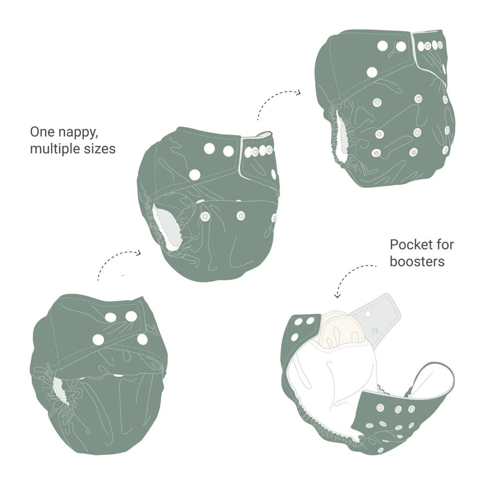 Little Lamb - Pocketwindel - One Size (4-16 kg)