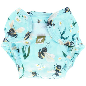 Little Lamb - waschbare Schwimmwindel (Badewindel) - 3 Größen - Bumble Bee Blues - besonders auslaufsicher!