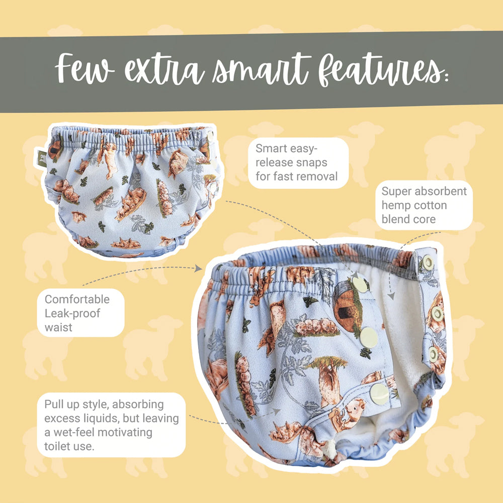 Little Lamb - Töpfchentrainingshose - Trainer (Potty Training Pants) - Silber