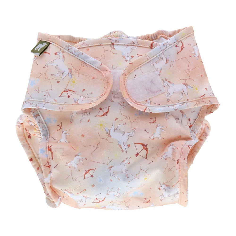 Little Lamb - Wrap – Wasserfeste Überhose mit stilvollem Design und sicherem Nässeschutz - Größe Newborn (3-9 kg)