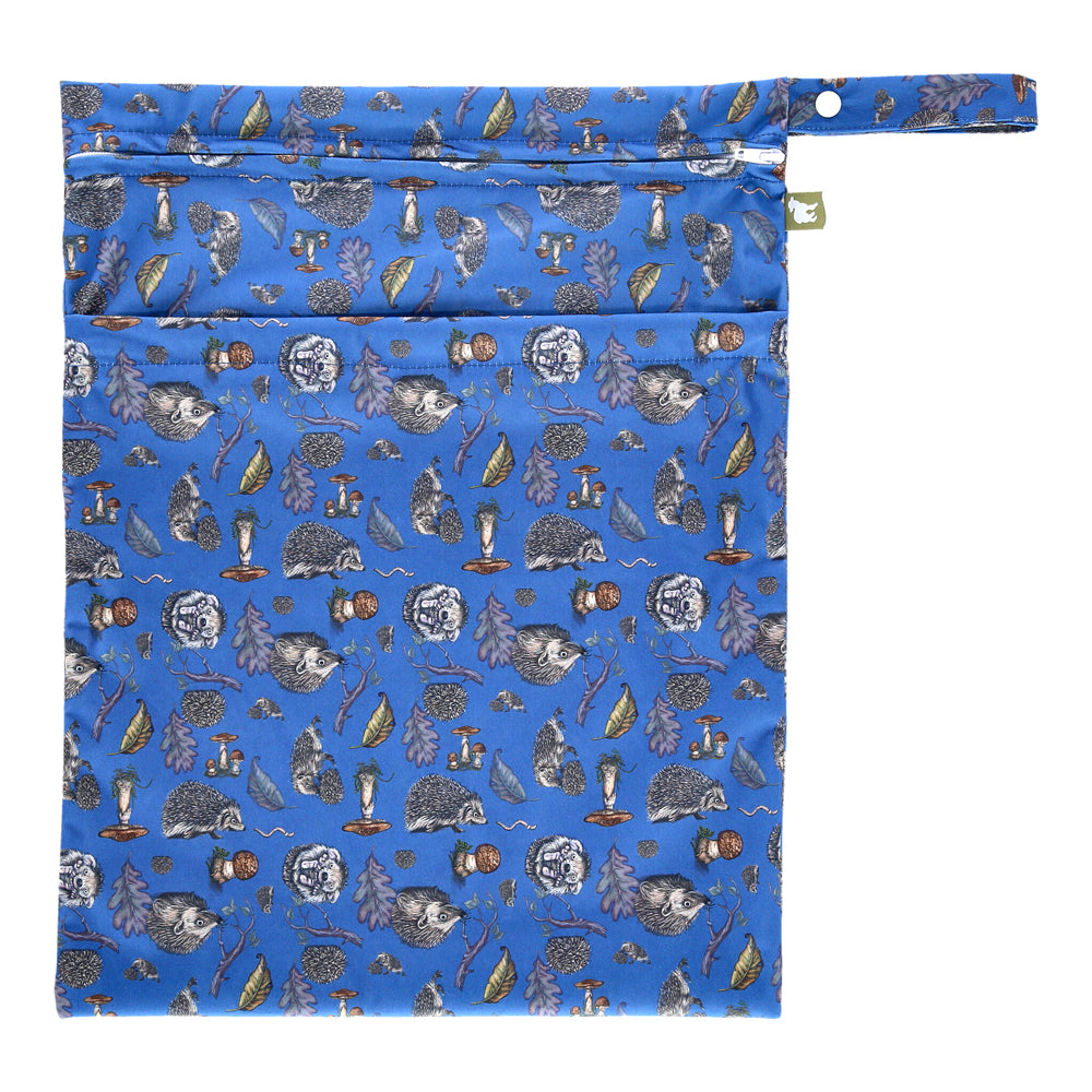 Little Lamb - Nasstasche mit Trockenfach - Wetbag mit Schlaufe - Gr. L (33x46 cm)