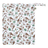 Little Lamb - Nasstasche mit Trockenfach - Wetbag mit Schlaufe - Gr. L (33x46 cm)