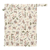 Little Lamb - Nasstasche mit Trockenfach - Wetbag mit Schlaufe - Gr. L (33x46 cm)