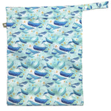 Little Lamb - Nasstasche mit Trockenfach - Wetbag mit Schlaufe - Gr. L (33x46 cm)