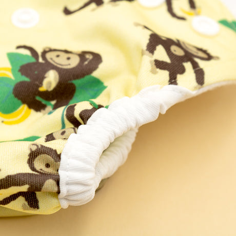 Little Clouds - Überhose (Prefold) - Monkey (Affe)