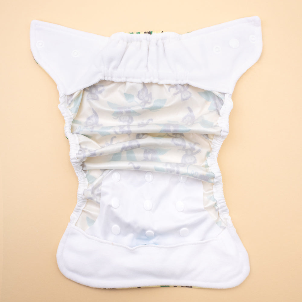 Little Clouds - Überhose (Prefold) - Forest (Waldtiere)