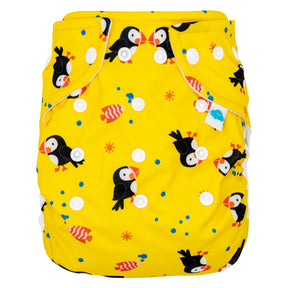 Little Clouds - Überhose - zwei Größen - Milovia Like - Puffin (Papageientaucher)