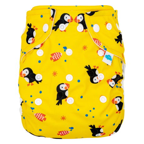 Little Clouds - Überhose - zwei Größen - Milovia Like - Puffin (Papageientaucher)