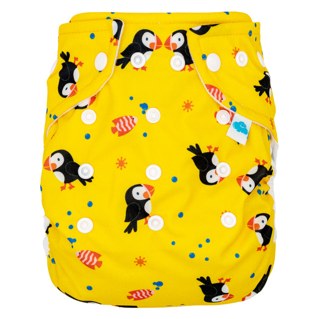 Little Clouds - Überhose - zwei Größen - Milovia Like - Puffin (Papageientaucher)