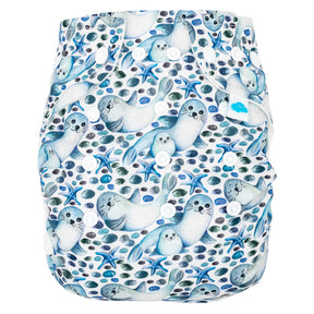 Little Clouds - Überhose - zwei Größen - Milovia Like - Seals (Robben)