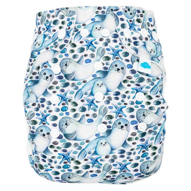 Little Clouds - Überhose - zwei Größen - Milovia Like - Seals (Robben)