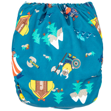 Little Clouds - Überhose (Prefold) - Vikings (Vikinger)