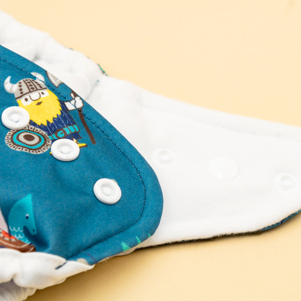 Little Clouds - Überhose (Prefold) - Vikings (Vikinger)