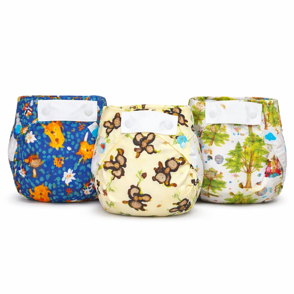 Little Clouds - SuperCloud - AIO (Newborn (3,5-7 kg) - Probierbox (5 Stück & Zubehör)