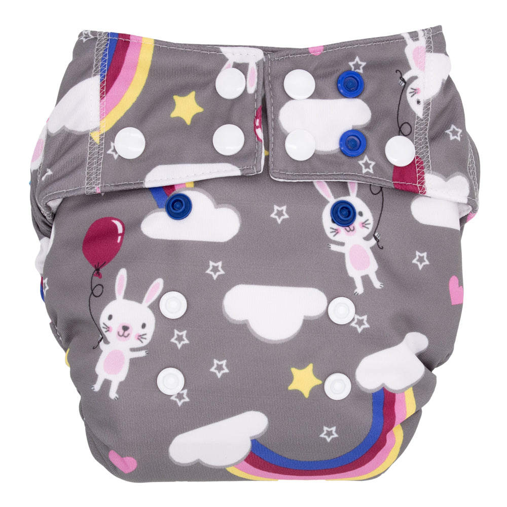 Mommy Mouse AIO (All in One) Stoffwindel - One Size (6-16kg) - Cloudlet