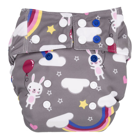 Mommy Mouse AIO (All in One) Stoffwindel - One Size (6-16kg) - Cloudlet