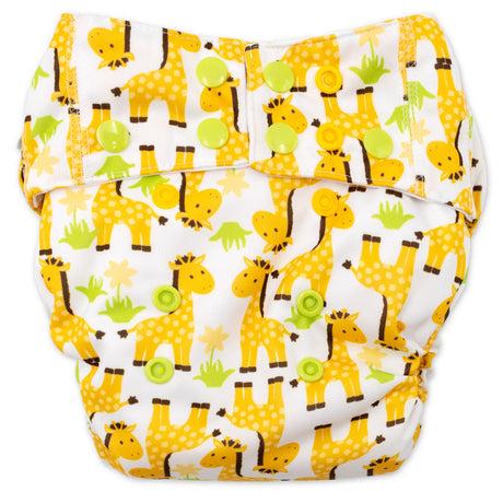 Mommy Mouse AIO (All in One) Stoffwindel - One Size (6-16kg) - Giraffe