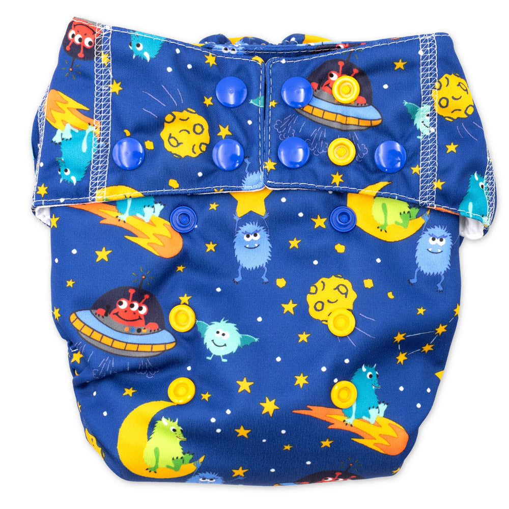 Mommy Mouse AIO (All in One) Stoffwindel - One Size (6-16kg) - Monster