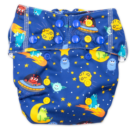 Mommy Mouse AIO (All in One) Stoffwindel - One Size (6-16kg) - Monster