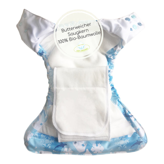 Mommy Mouse AIO (All in One) Stoffwindel - One Size (6-16kg) - Little Baloon