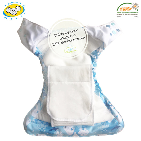 Mommy Mouse - Komplettwindel (AIO) - One Size (6-16 kg) - Arctos