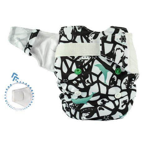 Mommy Mouse - Komplettwindel (AIO) - Newborn (2,5-7 kg) - Adelia