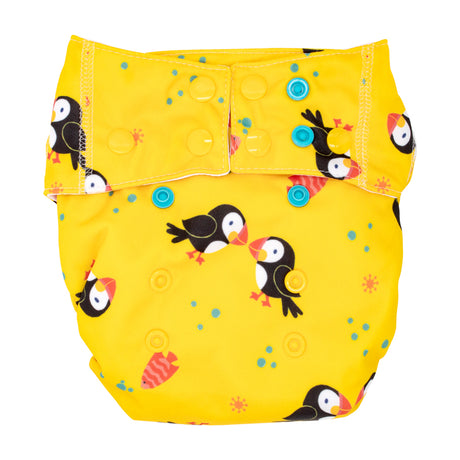 Mommy Mouse AIO (All in One) Stoffwindel - One Size (6-16kg) - Puffins