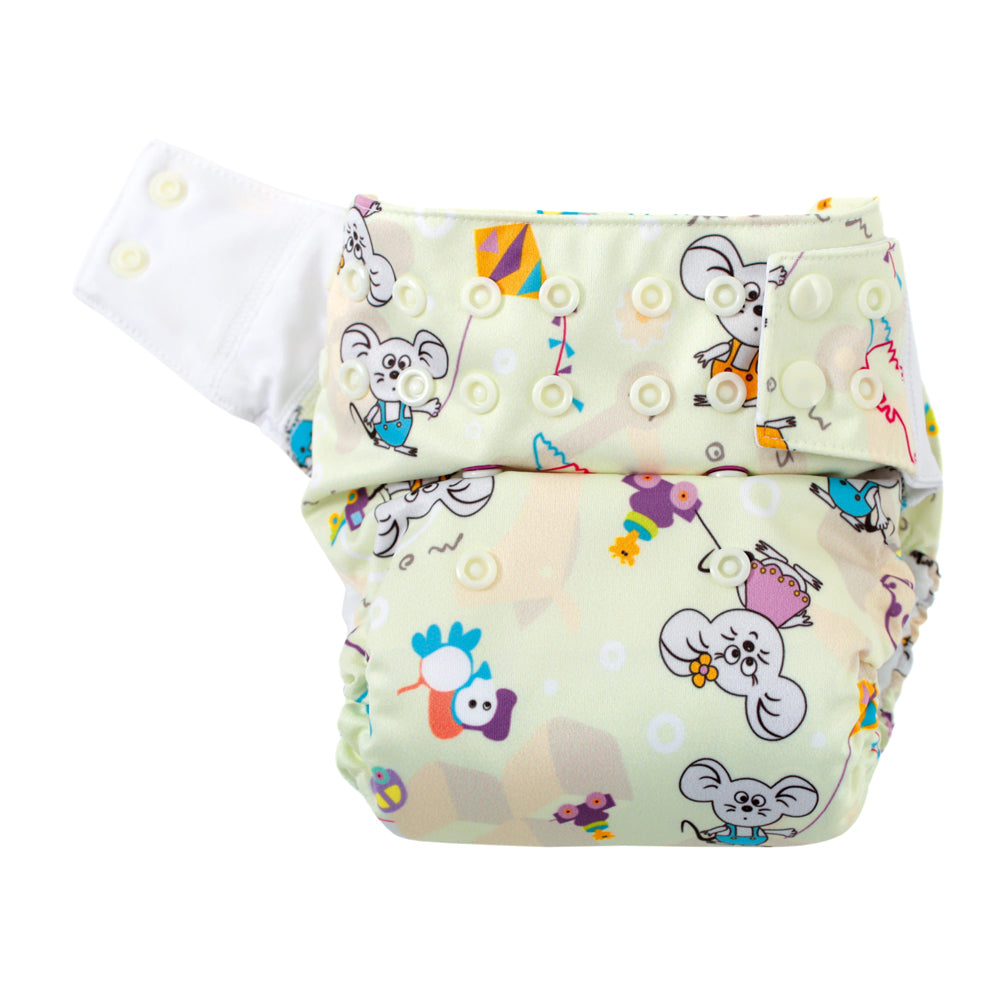 Mommy Mouse - Komplettwindel (AIO) - One Size (6-16 kg) - Play