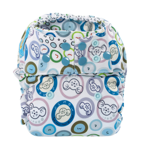 Mommy Mouse AIO (All in One) Stoffwindel - One Size (6-16kg) - Bubble Gum