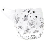 Mommy Mouse - SIO-Überhose  (weiche Beinbündchen) - One Size - White