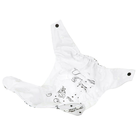 Mommy Mouse - SIO-Überhose  (weiche Beinbündchen) - One Size - White