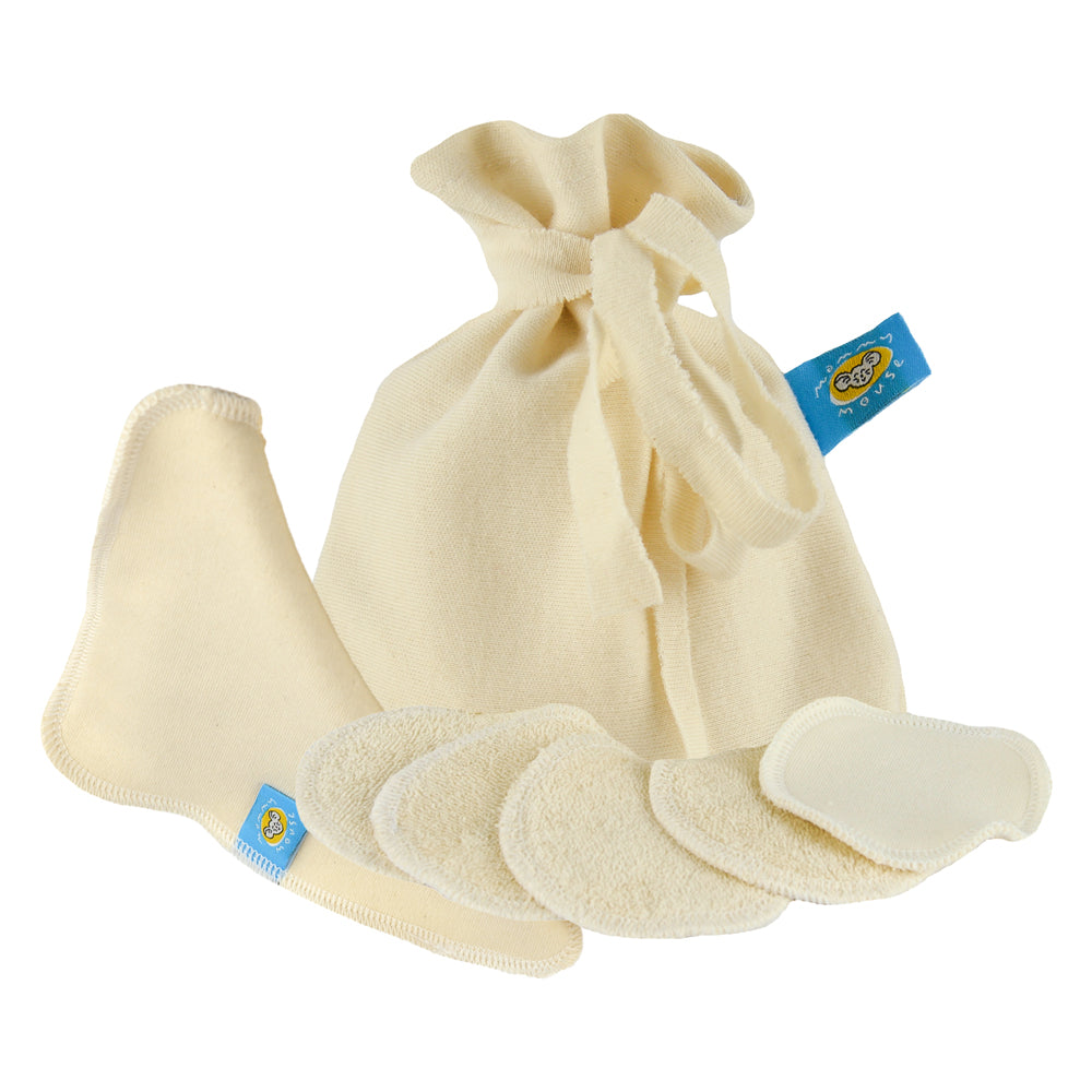 Mommy Mouse – Waschbare Abschminkpads (Bio-Baumwolle)