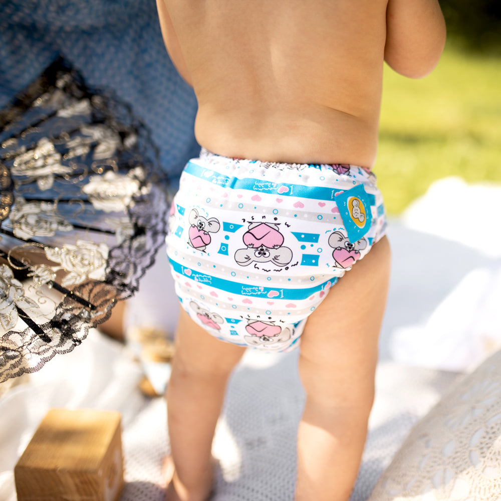 Mommy Mouse - Überhose (Newborn, One Size, XL) - Monster