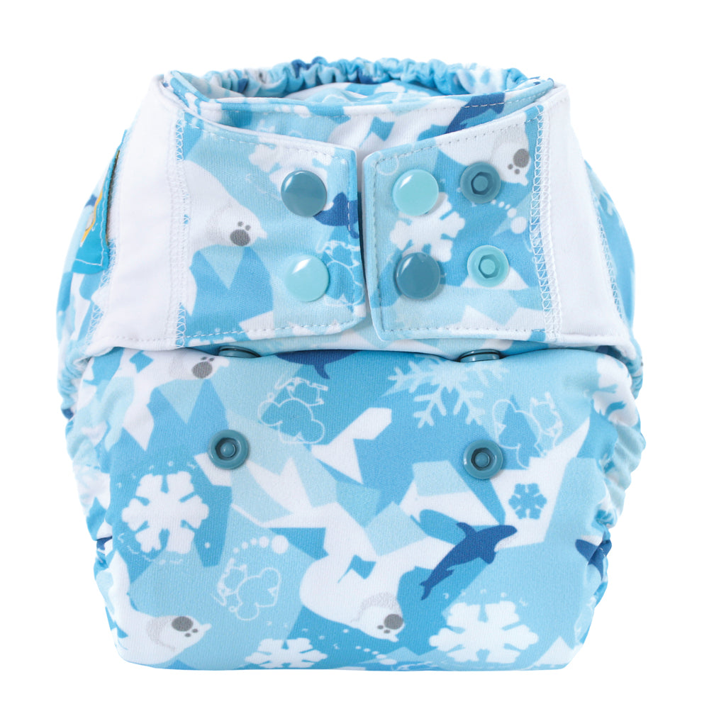 Mommy Mouse Pocketwindel - One Size - Arctos (ohne Einlagen) - Super weiche Bein- und Rückenabschlüsse