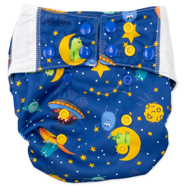 Mommy Mouse Pocketwindel - One Size - Monster (ohne Einlagen) - Taschenwindel für maximale Flexibilität.