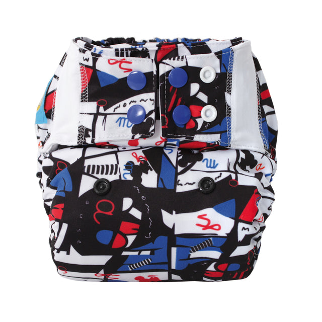 Mommy Mouse Pocketwindel - One Size - Pablo (ohne Einlagen) - Taschenwindel für maximale Flexibilität.