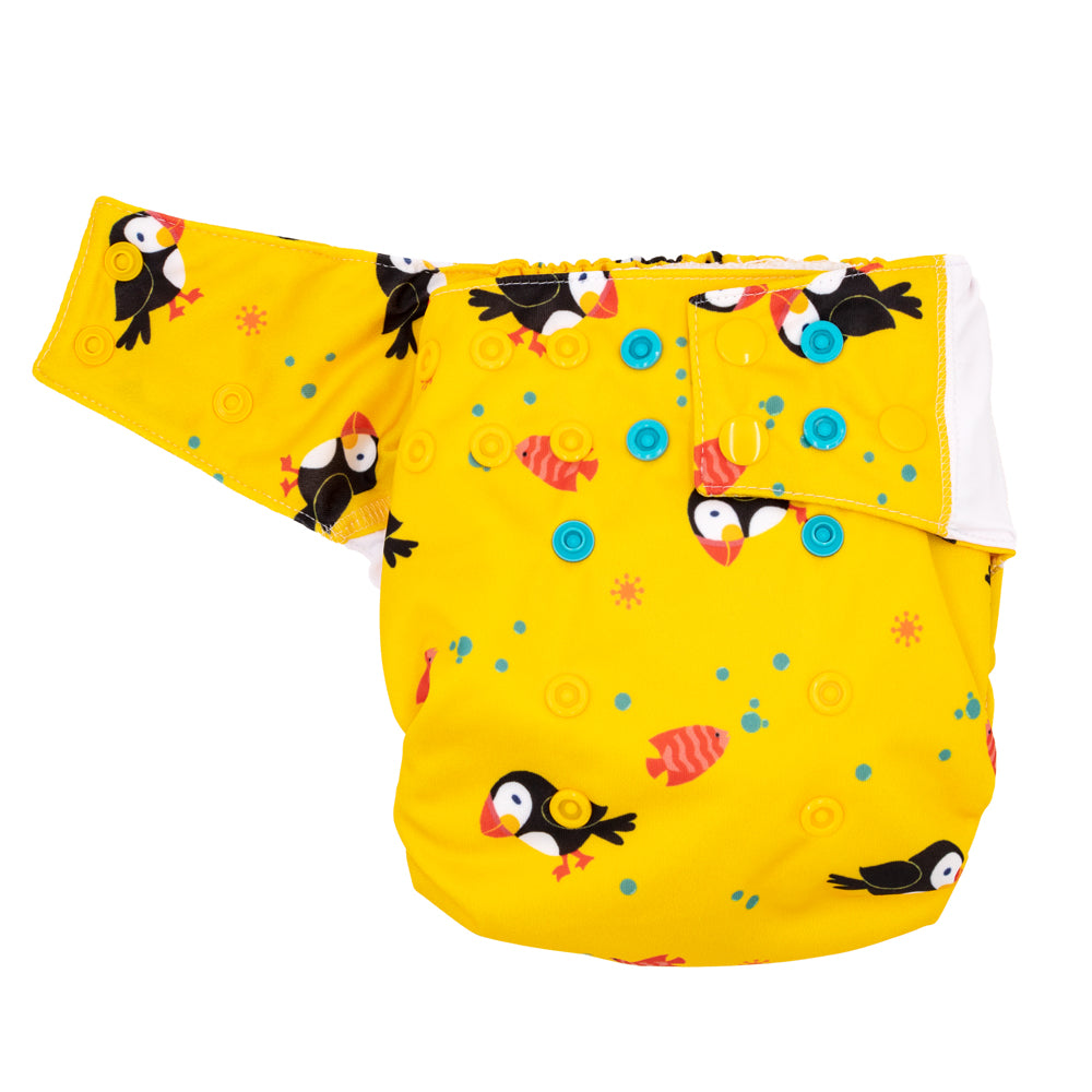 Mommy Mouse - Pocketwindel (One Size) - Puffins (ohne Einlagen)