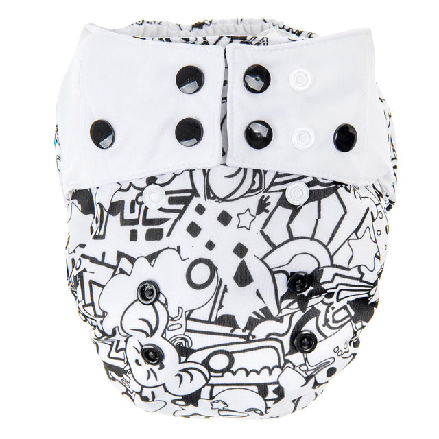 Mommy Mouse SIO-Stoffwindel (Snap in One) One Size - Play (ohne Einlagen)